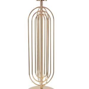 Mauro Ferretti stolní lampa Krista E27 Ø 33x64 cm zlatá růžová