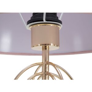 Mauro Ferretti stolní lampa Krista E27 Ø 33x64 cm zlatá růžová