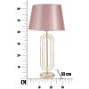 Mauro Ferretti stolní lampa Krista E27 Ø 33x64 cm zlatá růžová