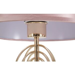 Mauro Ferretti stolní lampa Krista E27 Ø 28x55 cm zlatá růžová