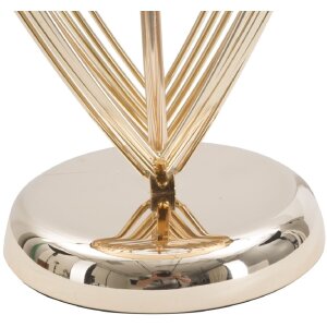 Stolní lampa Mauro Ferretti Maxt E27 Ø 32,5x53,5 cm zlatá černá