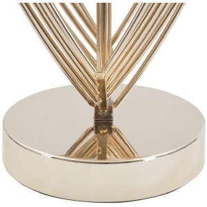 Stolní lampa Mauro Ferretti Maxt E27 Ø 24x44 cm zlatá černá