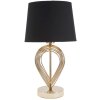 Stolní lampa Mauro Ferretti Maxt E27 Ø 24x44 cm zlatá černá
