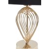 Stolní lampa Mauro Ferretti Maxt E27 Ø 24x44 cm zlatá černá