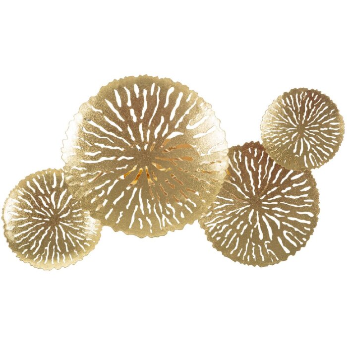 Mauro Ferretti nástěnné svítidlo Dishi Plus 2-light E14 47x13x28 cm zlatá