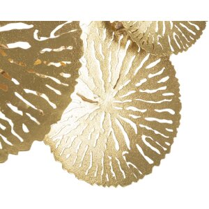 Mauro Ferretti nástěnné svítidlo Dishi Plus 2-light E14 47x13x28 cm zlatá