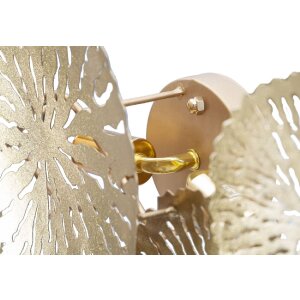 Mauro Ferretti nástěnné svítidlo Dishi Plus 2-light E14 47x13x28 cm zlatá