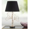 Mauro Ferretti stolní lampa s listy E27 Ø 30x60 cm černá zlatá