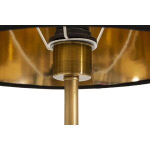 Mauro Ferretti stolní lampa papoušci E27 Ø 30x62,5 cm černá zlatá