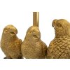 Mauro Ferretti stolní lampa papoušci E27 Ø 30x62,5 cm černá zlatá