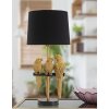 Mauro Ferretti stolní lampa papoušci E27 Ø 30x62,5 cm černá zlatá