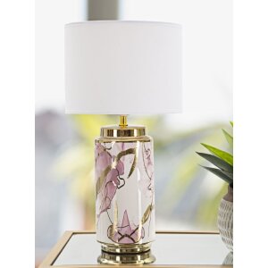 Mauro Ferretti stolní lampa Glam Abstract E27 Ø 25x48 cm bílá vícebarevná