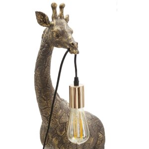 Mauro Ferretti stolní lampa Žirafa E27 40x22x80 cm starozlatá