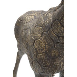 Mauro Ferretti stolní lampa Žirafa E27 40x22x80 cm starozlatá