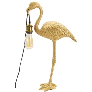 Stolní lampa Mauro Ferretti Flamingo E27 37x19x59 cm zlatá
