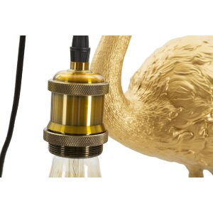 Stolní lampa Mauro Ferretti Flamingo E27 37x19x59 cm zlatá