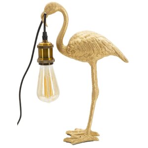 Stolní lampa Mauro Ferretti Flamingo E27 13x11,5x39,5 cm zlatá