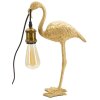Stolní lampa Mauro Ferretti Flamingo E27 13x11,5x39,5 cm zlatá