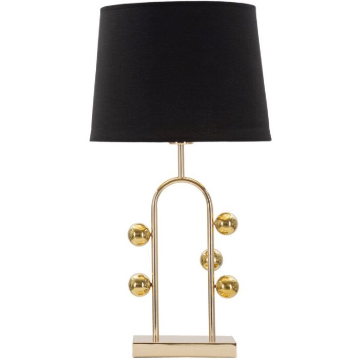 Stolní lampa Mauro Ferretti bublina E27 Ø 32,5x61 cm černá zlatá