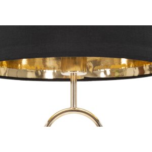 Stolní lampa Mauro Ferretti bublina E27 Ø 32,5x61 cm černá zlatá