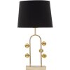 Stolní lampa Mauro Ferretti bublina E27 Ø 32,5x61 cm černá zlatá