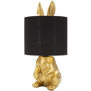 Mauro Ferretti stolní lampa králík E27 Ø 20x43 cm zlatá černá
