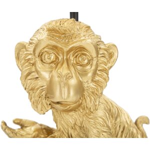 Stolní lampa Mauro Ferretti sedící opice E27 Ø 20x51,5 cm zlatá černá