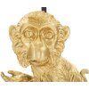 Stolní lampa Mauro Ferretti sedící opice E27 Ø 20x51,5 cm zlatá černá