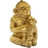Mauro Ferretti stolní lampa monkey mum E27 Ø 30x49 cm zlatá černá