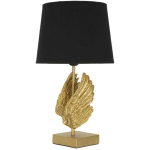 Mauro Ferretti stolní lampa křídlo E27 Ø 25x45 cm zlatá černá