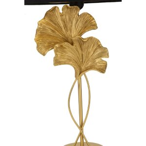Mauro Ferretti stolní lampa flow E27 Ø 30x63 cm zlatá černá