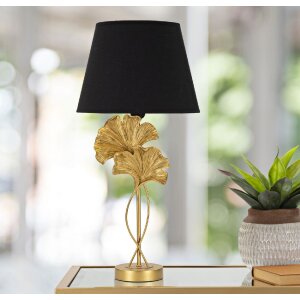 Mauro Ferretti stolní lampa flow E27 Ø 30x63 cm zlatá černá
