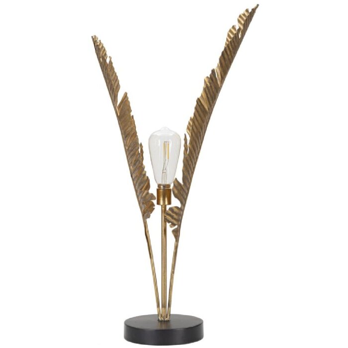 Mauro Ferretti stolní lampa palma E27 Ø 26x65 cm zlatá