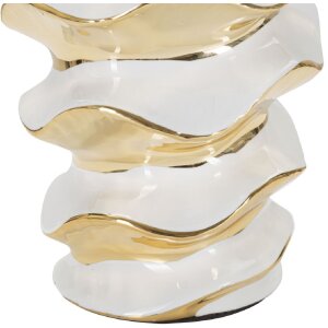 Stolní lampa Mauro Ferretti Glam-Weltraum E27 Ø 33x53 cm bílé zlato