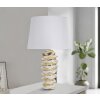 Stolní lampa Mauro Ferretti Glam-Weltraum E27 Ø 33x53 cm bílé zlato