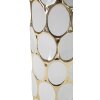 Stolní lampa Mauro Ferretti Glam Carv E27 Ø 34,5x56 cm bílé zlato