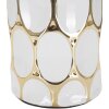 Stolní lampa Mauro Ferretti Glam Carv E27 Ø 34,5x56 cm bílé zlato