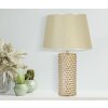 Stolní lampa Mauro Ferretti Glam Gold E27 Ø 30x47,5 cm zlatá bílá