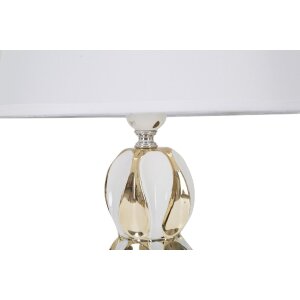 Stolní lampa Mauro Ferretti Glam Balls E27 Ø 28x46 cm bílé zlato