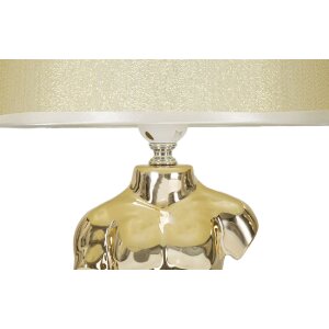 Stolní lampa Mauro Ferretti Glam man E27 25x42,5 cm zlatá