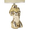 Stolní lampa Mauro Ferretti Glam man E27 25x42,5 cm zlatá