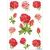 HERMA Schmucketiketten DECOR Rosen 3 Blätter 8,4 x 12 cm ideal für Geschenke