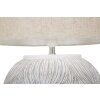 Stolní lampa Mauro Ferretti Atene E27 Ø 38x59 cm bílá smytá hnědá