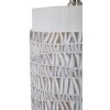 Mauro Ferretti stolní lampa Nairobi E27 Ø 35x60,5 cm bílá hnědá smytá
