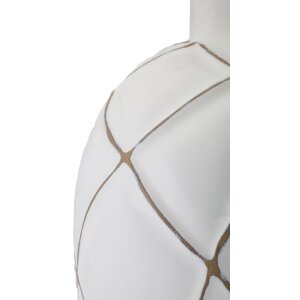 Mauro Ferretti stolní lampa linie E27 Ø 35x60 cm bílá omytá