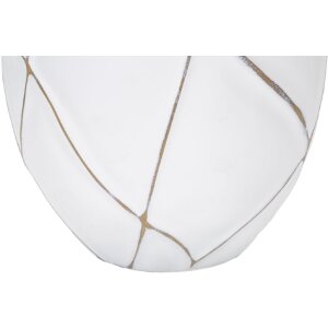 Mauro Ferretti stolní lampa linie E27 Ø 35x60 cm bílá omytá