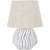 Mauro Ferretti stolní lampa Honduras E27 Ø 35x48 cm bílá omytá