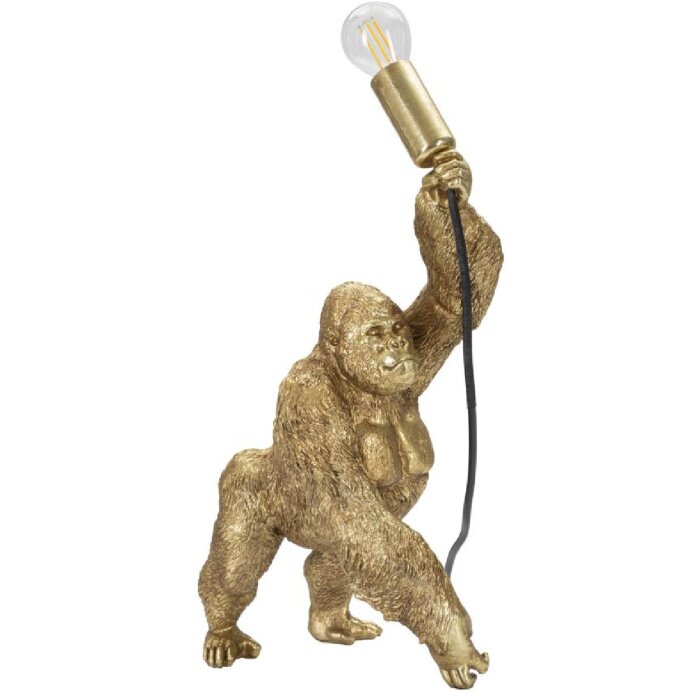 Mauro Ferretti Gorilla stolní lampa E14 22,5x16x40 cm zlatá
