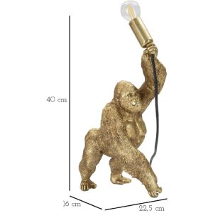 Mauro Ferretti Gorilla stolní lampa E14 22,5x16x40 cm zlatá