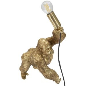 Mauro Ferretti Gorilla stolní lampa E14 22,5x16x40 cm zlatá